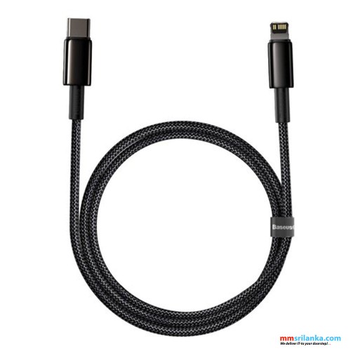 Baseus Tungsten Gold Fast Charging Data Cable Type-C to Type-C  100W 1m